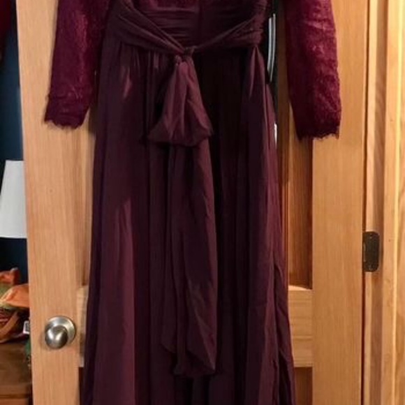 Azazie Bridesmaid or Mother of the Bride Dress, Size 6, NWT,  Color: Grape - Picture 6 of 9